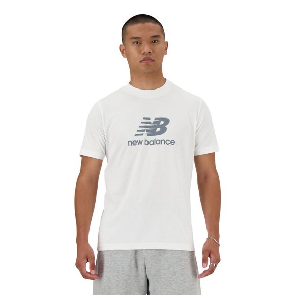Camiseta New Balance X-Large Blanca de Algodón