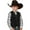Black, variant on Boys Tops Retro Cowboy Vest Suede Leather Party Style V Neck Casual Western Vest Vintage Waist Coat Children Leisure Top,Pink,5-6 Years