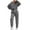 J01#Gray, variant on zfwon Tracksuit Womens Full Set Fleece 2 Piece Outfits Women's Cropped 1/4 Zip Pullover Tops & Sweatpant Joggers Set Casual Lounge Wear Sets Gym Activewear Autumn Winter