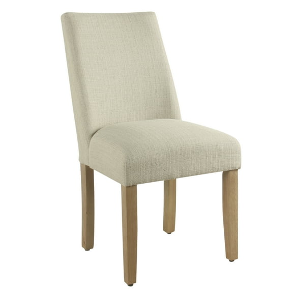 HomePop Marin Curved Back Dining Chair, Textured Linen