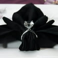 thumbnail image 2 of Weddingstar Silver Plated Diamond Napkin Holders (4), 2 of 2