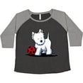 thumbnail image 3 of Inktastic Westie with Ball Women's Plus Size T-Shirt, 3 of 5