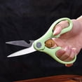 thumbnail image 4 of HLONK Heavy Duty Kitchen Shears  Ultra Sharp Stainless Steel Multi-function Kitchen Scissors for Herbs Chicken Meat Poultry Fish BBQ  8 Inch Utility Cooking Scissors for Women Men, 4 of 9