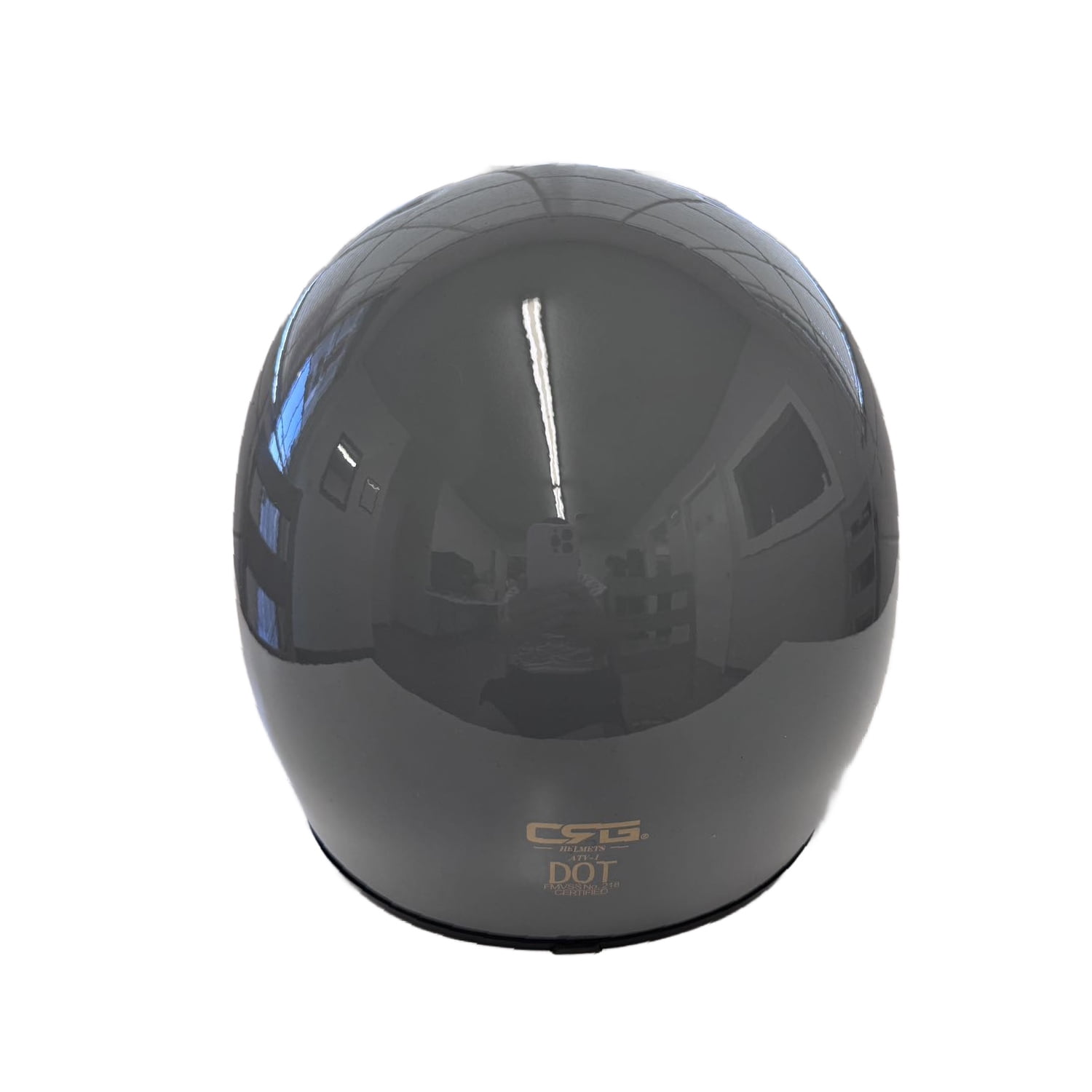 CRG Full-Face Motorcycle Street Bike Fiberglass Helmet DOT Certified- Size M