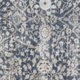thumbnail image 5 of Loomaknoti Kehleigh Oviel 5' x 7' Blue Oriental Indoor Polypropylene Area rug, 5 of 9