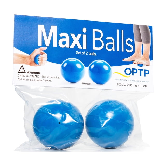 Set de 2 pelotas de masaje OPTP Maxi de 5,5 cm, infladas con aire