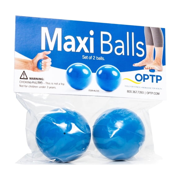 Set de 2 pelotas de masaje OPTP Maxi de 5,5 cm, infladas con aire