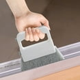 thumbnail image 3 of Grey Window Track Cleaner, Multi-Function Cleaning Brush, Plastic Scouring Pad, Handheld Slot Brush, For Window Rails, Doors, Shower Slots And Vents, 4.41 X 5.31 X 0.71 In, 0.13 Lb, 3 of 5