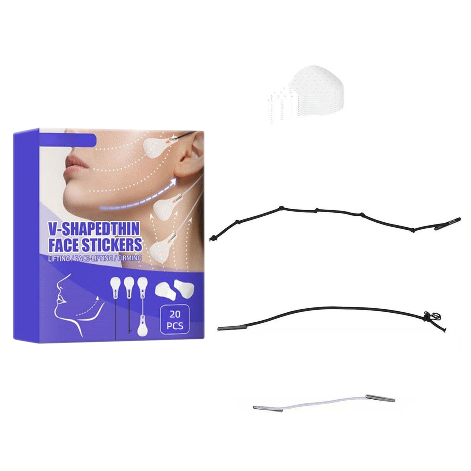 Face Lift Tape Invisibling 20Pcs Invisibling Face Lifting Sticker