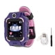 thumbnail image 1 of Reloj de teléfono para niños con pantalla táctil HD, posicionamiento GPS, SOS, resistente al agua, reloj de llamada para niños con podómetro, cámara despertador, color morado, 1 of 14