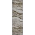thumbnail image 2 of Addison Rugs Mayfield Premium Machine Washable Transitional Stripes Brown Runner Rug, 2'3" x 7'6", 2 of 5