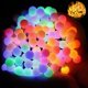 thumbnail image 3 of Cadena de luces multicolor de 10 m con 100 LED, 8 modos de iluminación, control remoto, IP65, ideal para decoración de interiores y exteriores, árbol de Navidad y fiestas., 3 of 5
