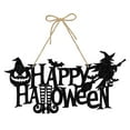 thumbnail image 4 of Happy Halloween Hanging Sign Pumpkin Home Decor Easy Installation Halloween Door, 4 of 9