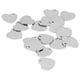 thumbnail image 5 of 20 piezas DIY etiqueta de identificación de mascota de acero inoxidable en forma de corazón perro gato etiqueta de identificación de nombre de mascota con agujero, 5 of 8