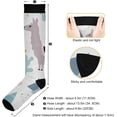 thumbnail image 3 of GZHJMY Alpaca Compression Socks, Women Men Long Stocking (20-30mmHg), Travel Knee High Stockings for Athletic Sports,Running,Cycling,Nursing, 3 of 7