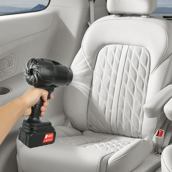 Portable Car Dryer with 13000mAh Battery, 200W Power, Adjustable Wind Speed – Lightweight Air Blower for Car, Home, Pet Hair & Dust