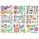thumbnail image 1 of Static Window Decals Festive Atmosphere PVC Material Flower Shape Easy to Apply Glass Windows 9 Sheets, 1 of 5