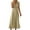 Khaki-A12, variant on Womens Shirt Linen Dresses V Neck Full Button Down Lapel Collared Maxi Dresses Sleeveless Petite Evening Gauze Dresses Light Brown S