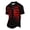 Deep Red, variant on Halloween Polo Shirts for Men Ribcage Skeleton Print Short Sleeve Collared Trendy Loose Fit Tops Holiday Party Graphic Tees Watermelon Red M