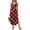 Red, variant on HOXZODT Women’s Argyle Plaid Maxi Dress Sleeveless Scoop Neck Side Slit Summer Maxi Dresses for Women, Blue, L