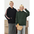 thumbnail image 5 of Teen Hoodies Women Solid Colours Winter Pullover Fashion Heavyweight Sweatshirts for Couples, 5 of 6