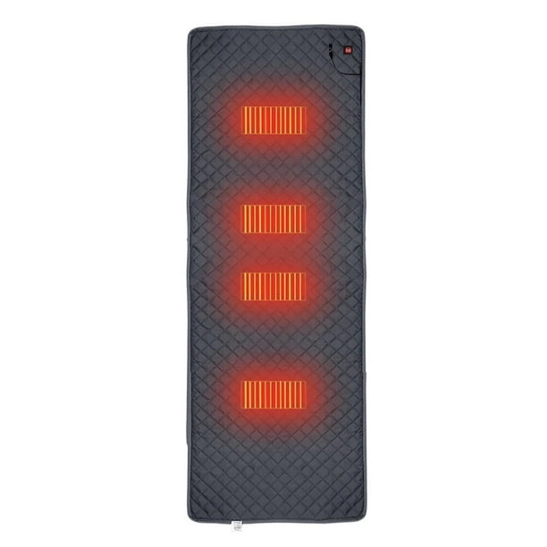 Almohadilla calefactora eléctrica para dormir, cojín resistente al frío, 3 niveles de temperatura, 5V, USB, para acampar al aire libre