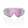 thumbnail image 2 of 100% Glendale Sport Performance Cycling Sunglasses (Polished Translucent Lavender - HiPER Lavender Mirror Lens), 2 of 7