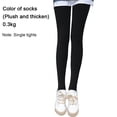 thumbnail image 2 of Womens Opaque Fleece Lined Tights Colorful Warm Winter Thermal Tights,black,Thick - 300g, 2 of 5