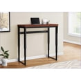 thumbnail image 5 of Desks, Computer/Home Office Standing Adjustable 48” L Laptop Modern Contemporary Brown Laminate Black Metal | Cherry | Particle Board, 5 of 15