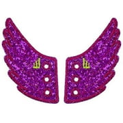 Shwings Shoe Accessories: Glitter Sparkle Fuchsia Wings