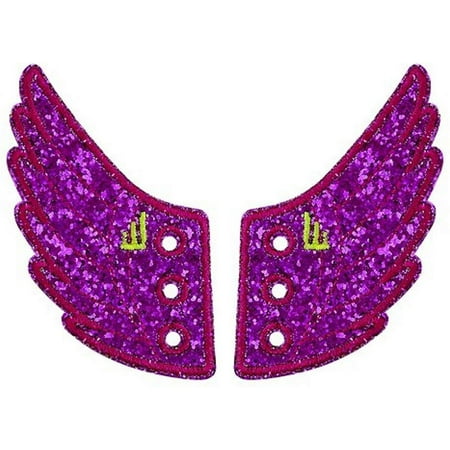 Shwings Shoe Accessories: Glitter Sparkle Fuchsia Wings