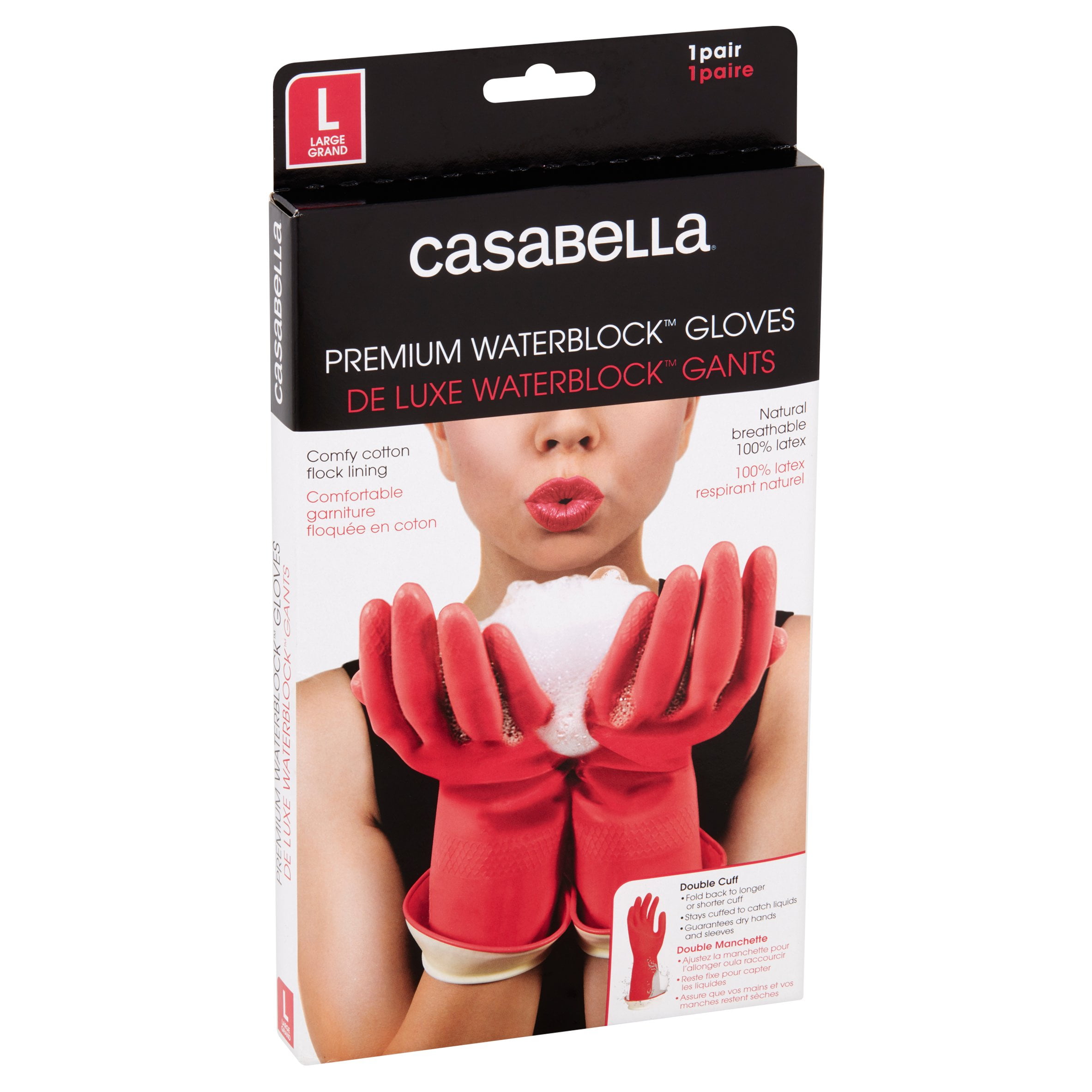 Casabella WaterBlock Premium Gloves, Small 