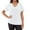 White, variant on Lixiuxyad Loose Casual Tee T-Shirt Women's Post T Shirt Round Neck Button Front Casual Comfort Pure Color Top For All Seasons With Easy Care,Black L