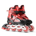 thumbnail image 2 of Adjustable Illuminating Inline Skates with Light Up Wheels for Kids, 2 of 8