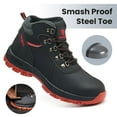 thumbnail image 3 of Sogetch Steel Toe Boots Men Women Lightweight Work Boots Puncture Proof Comfy Work Shoes, 3 of 7