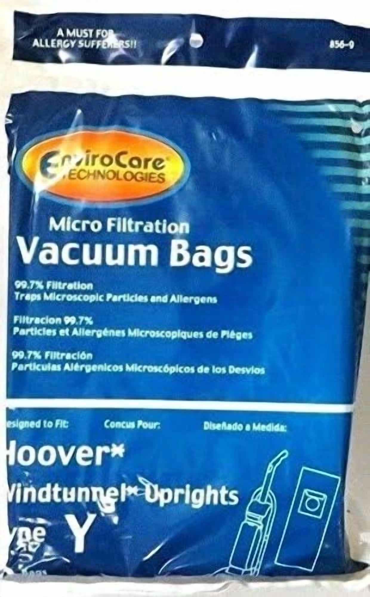 Envirocare Vacuum Cleaner Dust Bags Fit Hoover Type Y 9 Pack And 2 Belts