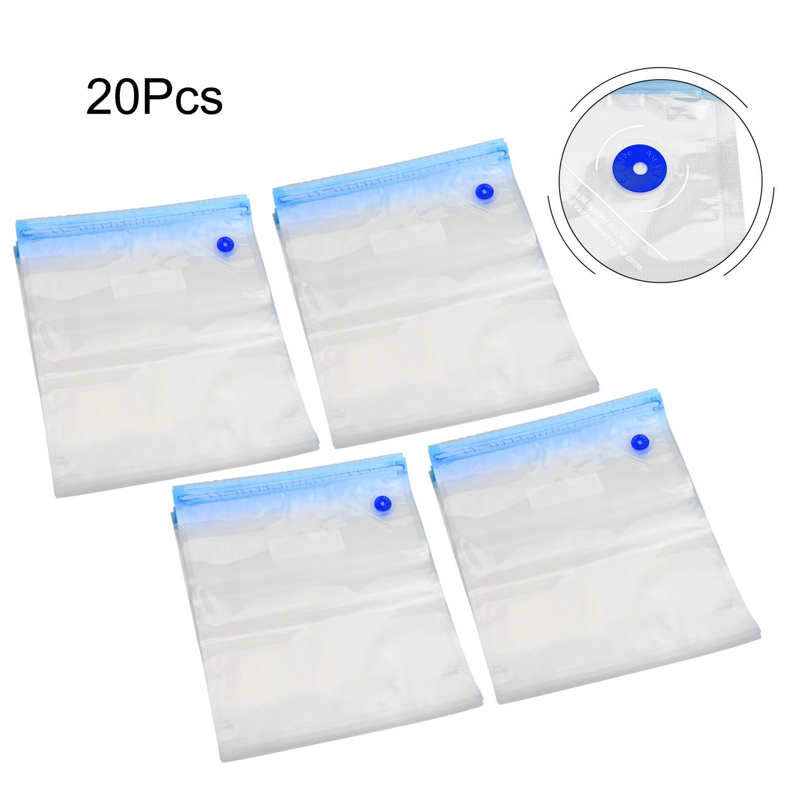20pc for 3D Printer Filament, Reusable Vacuum Compression Storage Bags,30x34 cm