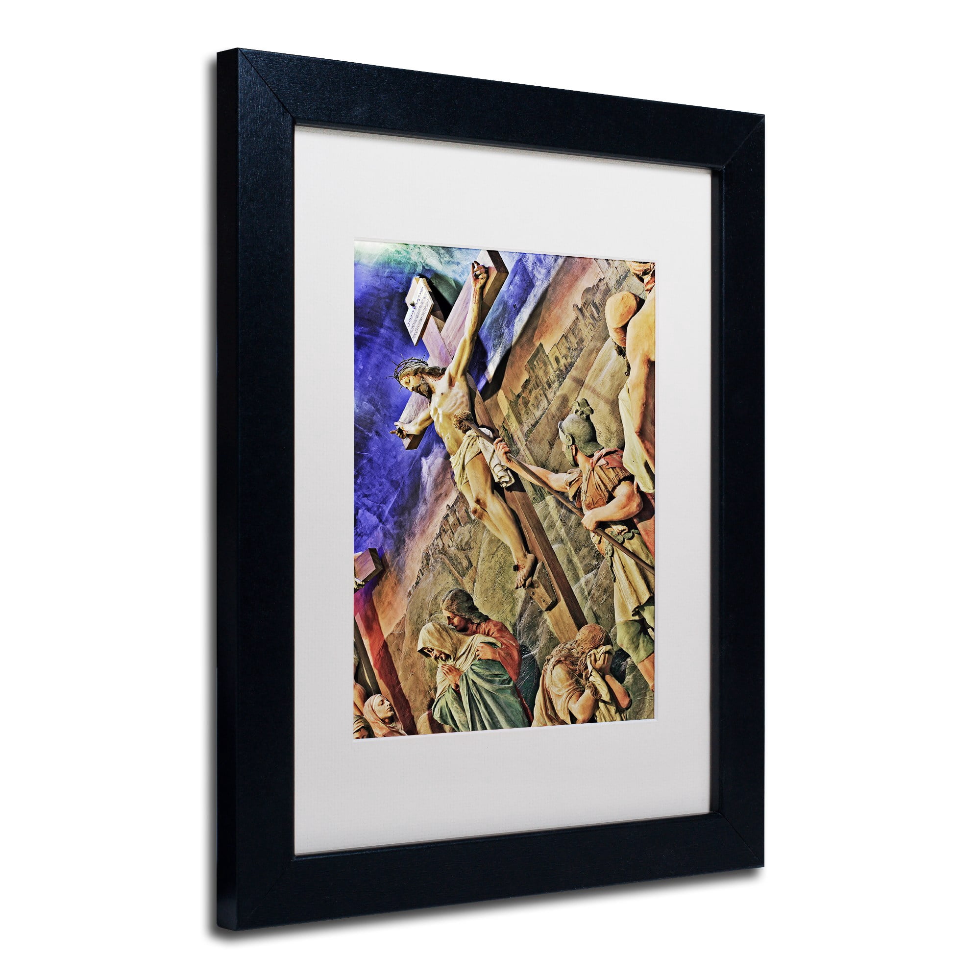 "Altar of Calvary" Canvas Art by Gregory O'Hanlon, White Matte, Black Frame