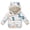 White, variant on Dagaeig Infant Jacket Toddler Winter Coat Girls Boys Puffer Jacket Lightweight Kids Outerwear 90