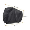 Banghong Bike Cover Ultra Large For 2 Or 3 Bikes Waterproof Bicycle