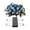 Blue, variant on Headstone Flower Saddle,Cemetery Flowers For Grave Headstone Flower Saddle Memorial Grave Decoration Silk Rose Arrangement Weather Resistant Outdoor Tombstone Sympathy Funeral Gravesite Tribute Decor