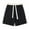 Black, variant on Mens Big and Tall Shorts Drawstring Elastic Waist Loose Streetwear Comfy Summer Beach Dailywear with Pockets