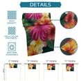 thumbnail image 7 of Table Runner Dresser Scarves 60 Inch Long, Watercolor Hibiscus Flowers Tropical Hawaii Floral Linen Dining Table Runners Green Plant Leaf Tabletop Scarf for Wedding Holiday Party Kitchen, 7 of 7