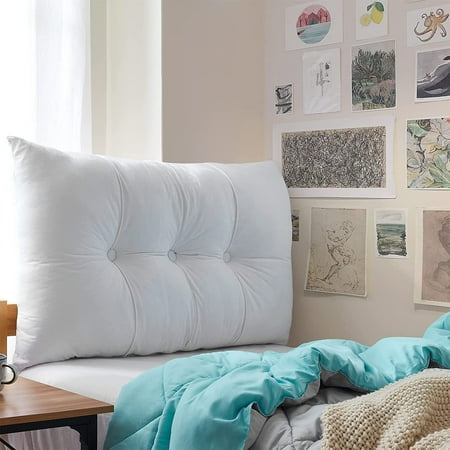 

Rainha - Plush Tufted College Headboard - White