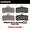2 Pairs, variant on Genuine Shimano Deore XT D03S Resin Brake Pads 4Pistons For BR-M8120/M640/M8020/M6120/M7120/MT420/MT520-OE In Bulk,No Retail Box