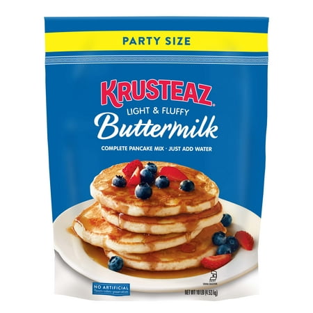 Krusteaz Light & Fluffy Buttermilk Complete Pancake Mix, 10 lb Bag