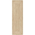 thumbnail image 3 of SAFAVIEH Natural Fiber Leo Geometric Braided Jute Area Rug, Natural/Ivory, 6' x 9', 3 of 8