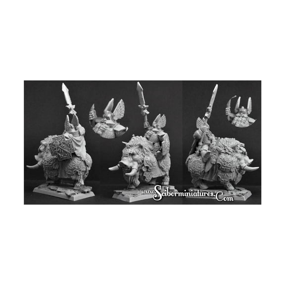 Scibor Monstrous Miniatures Lord Doldren on War Boar New