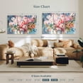 thumbnail image 4 of Elephant Stock Fullness Of Flowers Wall Art - Horizontal Multi Panel Canvas - Living Room Wall Decor - Abstract Multi Panel - Gray And Brown Decor By Danhui Nai - 57" x 36", 4 of 8