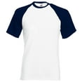 thumbnail image 1 of Fruit Of The Loom Mens Short Sleeve Baseball T-Shirt, 1 of 3